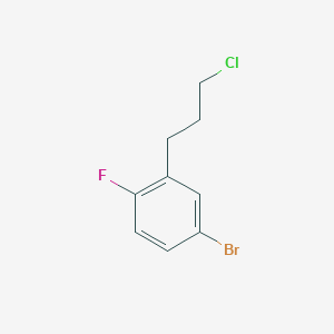 4-Bromo-2-(3-chloropropyl)fluorobenzene