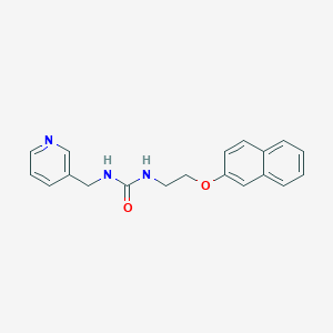 3-[2-(Naphthalen-2-yloxy)ethyl]-1-[(pyridin-3-yl)methyl]urea