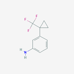 3-(1-(Trifluoromethyl)cyclopropyl)aniline