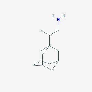 molecular formula C13H23N B13569819 2-(Adamantan-1-yl)propan-1-amine 