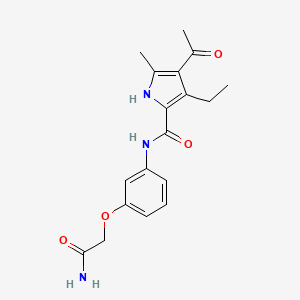 4-Acetyl-N-[3-(2-Amino-2-Oxoethoxy)phenyl]-3-Ethyl-5-Methyl-1h-Pyrrole-2-Carboxamide