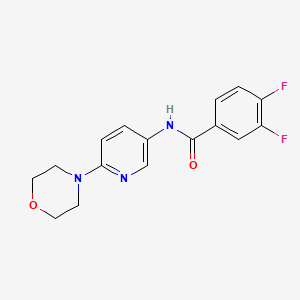 3,4-difluoro-N-[6-(morpholin-4-yl)pyridin-3-yl]benzamide