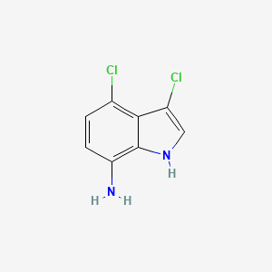 3,4-dichloro-1H-indol-7-amine