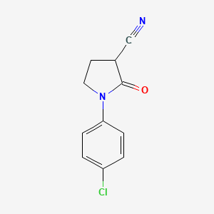 B1356992 1-(4-Chlorophenyl)-2-oxopyrrolidine-3-carbonitrile CAS No. 930298-99-0