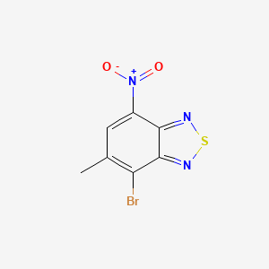 molecular formula C7H4BrN3O2S B13569923 4-broMo-5-Methyl-7-nitrobenzo[c][1,2,5]thiadiazole 