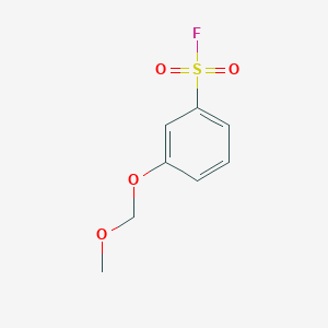 molecular formula C8H9FO4S B13569941 3-(Methoxymethoxy)benzene-1-sulfonylfluoride 