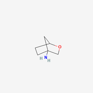 molecular formula C6H11NO B13569974 2-Oxabicyclo[2.2.1]heptan-4-amine 