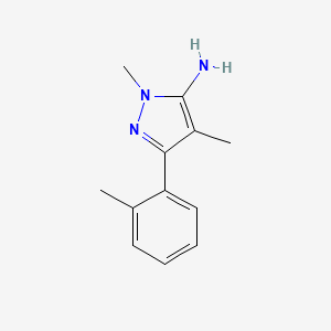 1,4-Dimethyl-3-(o-tolyl)-1h-pyrazol-5-amine