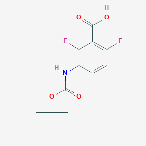 3-((tert-Butoxycarbonyl)amino)-2,6-difluorobenzoic acid