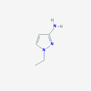molecular formula C5H9N3 B1357010 1-ethyl-1H-pyrazol-3-amine CAS No. 55361-49-4