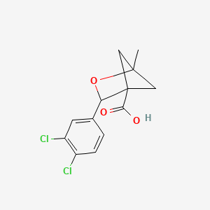 3-(3,4-Dichlorophenyl)-1-methyl-2-oxabicyclo[2.1.1]hexane-4-carboxylicacid