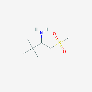 3,3-Dimethyl-1-(methylsulfonyl)butan-2-amine