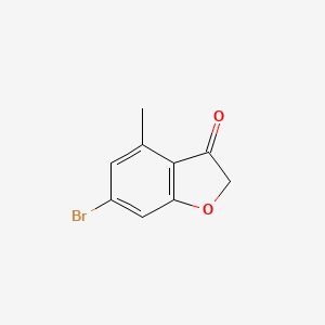 6-Bromo-4-methyl-2,3-dihydro-1-benzofuran-3-one