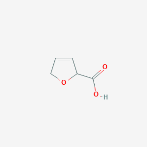 molecular formula C5H6O3 B1357016 2,5-二氢呋喃-2-羧酸 CAS No. 22694-55-9