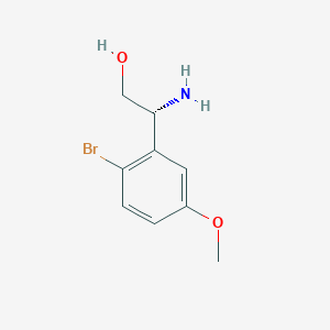 (R)-2-Amino-2-(2-bromo-5-methoxyphenyl)ethan-1-ol