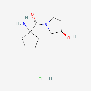 (3R)-1-(1-aminocyclopentanecarbonyl)pyrrolidin-3-olhydrochloride