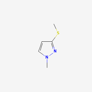 1H-Pyrazole, 1-methyl-3-(methylthio)-