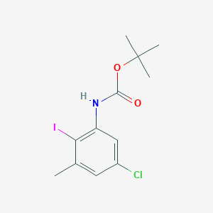 tert-butyl N-(5-chloro-2-iodo-3-methylphenyl)carbamate