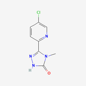 3-(5-chloropyridin-2-yl)-4-methyl-4,5-dihydro-1H-1,2,4-triazol-5-one