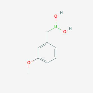 molecular formula C8H11BO3 B13570276 (3-Methoxybenzyl)boronic acid 