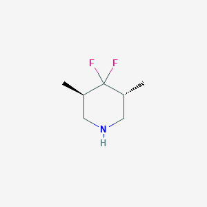 (3R,5R)-4,4-Difluoro-3,5-dimethylpiperidine