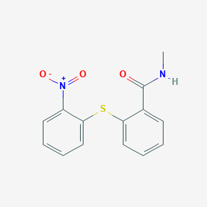 N-Methyl-2-[(2-nitrophenyl)sulfanyl]benzamide