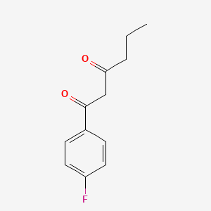 1-(4-Fluorophenyl)hexane-1,3-dione