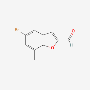 5-Bromo-7-methylbenzofuran-2-carbaldehyde