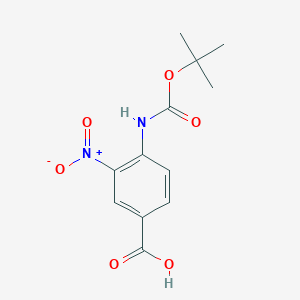 4-((Tert-butoxycarbonyl)amino)-3-nitrobenzoic acid