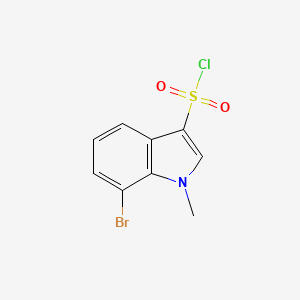 7-bromo-1-methyl-1H-indole-3-sulfonyl chloride