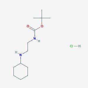 tert-butylN-[2-(cyclohexylamino)ethyl]carbamatehydrochloride