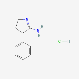 molecular formula C10H13ClN2 B13570553 3-Phenylpyrrolidin-2-iminehydrochloride 