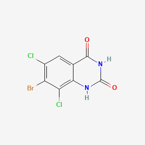 7-Bromo-6,8-dichloroquinazoline-2,4-diol