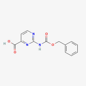 2-(Benzyloxycarbonylamino)pyrimidine-4-carboxylic acid