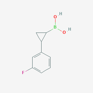 trans-2-(3-Fluorophenyl)cyclopropaneboronic acid