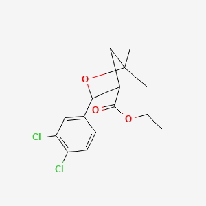 Ethyl3-(3,4-dichlorophenyl)-1-methyl-2-oxabicyclo[2.1.1]hexane-4-carboxylate