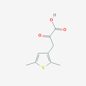 3-(2,5-Dimethylthiophen-3-yl)-2-oxopropanoic acid