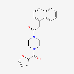 1-[4-(Furan-2-carbonyl)piperazin-1-yl]-2-(naphthalen-1-yl)ethan-1-one