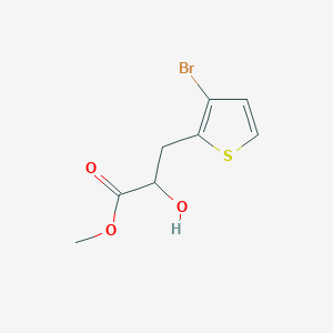 Methyl 3-(3-bromothiophen-2-yl)-2-hydroxypropanoate