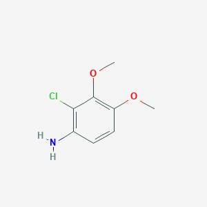 molecular formula C8H10ClNO2 B13570782 2-Chloro-3,4-dimethoxyaniline 