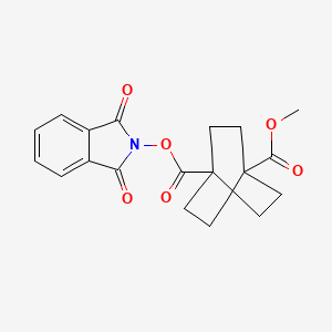 1-(1,3-Dioxoisoindolin-2-YL) 4-methyl bicyclo[2.2.2]octane-1,4-dicarboxylate