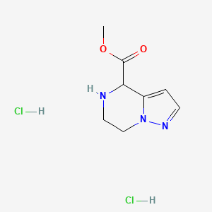 methyl 4H,5H,6H,7H-pyrazolo[1,5-a]pyrazine-4-carboxylate dihydrochloride