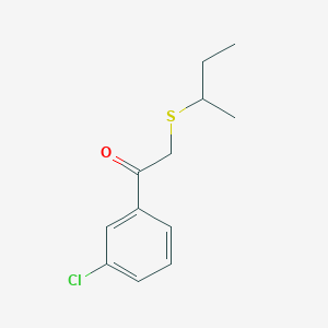 2-(Sec-butylthio)-1-(3-chlorophenyl)ethan-1-one