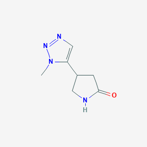 4-(1-methyl-1H-1,2,3-triazol-5-yl)pyrrolidin-2-one