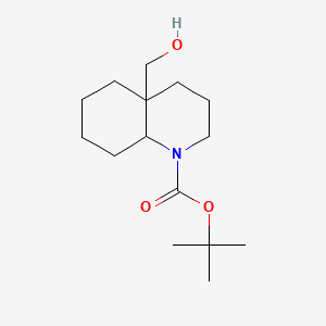 Tert-butyl 4a-(hydroxymethyl)-decahydroquinoline-1-carboxylate