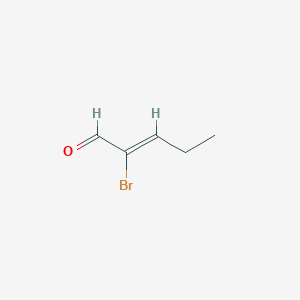 (2Z)-2-bromopent-2-enal