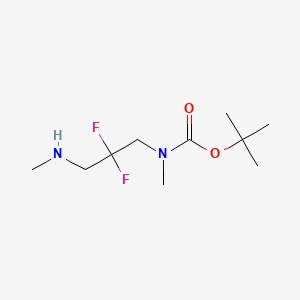 tert-butylN-[2,2-difluoro-3-(methylamino)propyl]-N-methylcarbamate