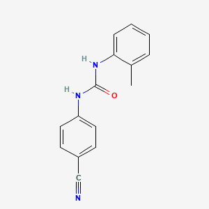 1-(4-Cyanophenyl)-3-(2-methylphenyl)urea