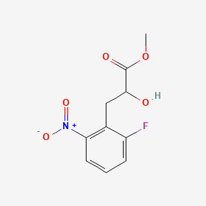 Methyl 3-(2-fluoro-6-nitrophenyl)-2-hydroxypropanoate