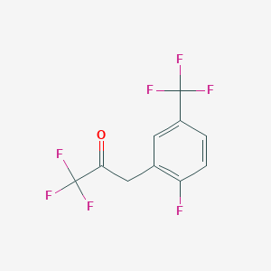 1,1,1-Trifluoro-3-[2-fluoro-5-(trifluoromethyl)phenyl]propan-2-one